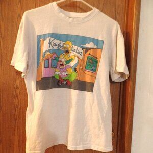 The Simpsons Krusty and Homer Graphic T-Shirt, Size L
